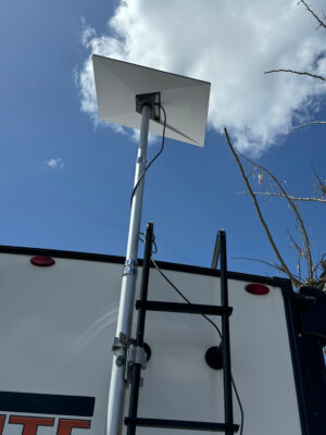 Starlink Gen 3 Standard "Kickstand" Dish Pole Mount Adapter for EEZ RV 10FT Telescoping Flagpole
